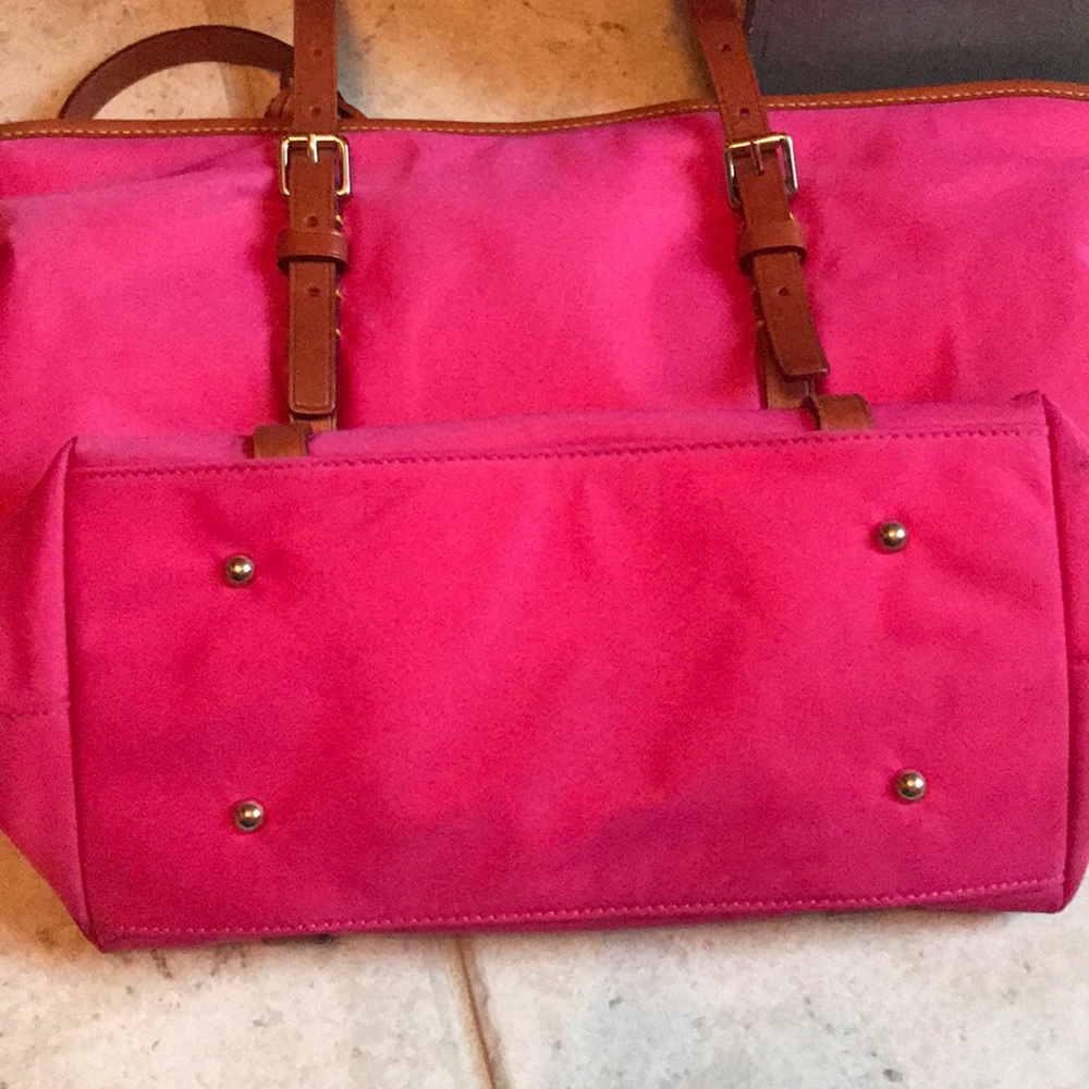 Dooney & Bourke Nylon and Leather Tote Bag - Picture 4 of 8